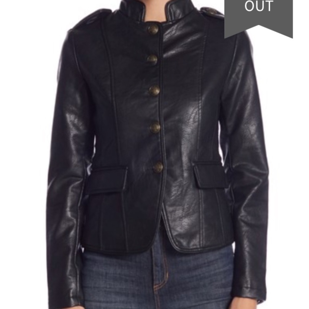 Romeo & Juliet couture faux leather jacket NWT - Picture 4 of 8